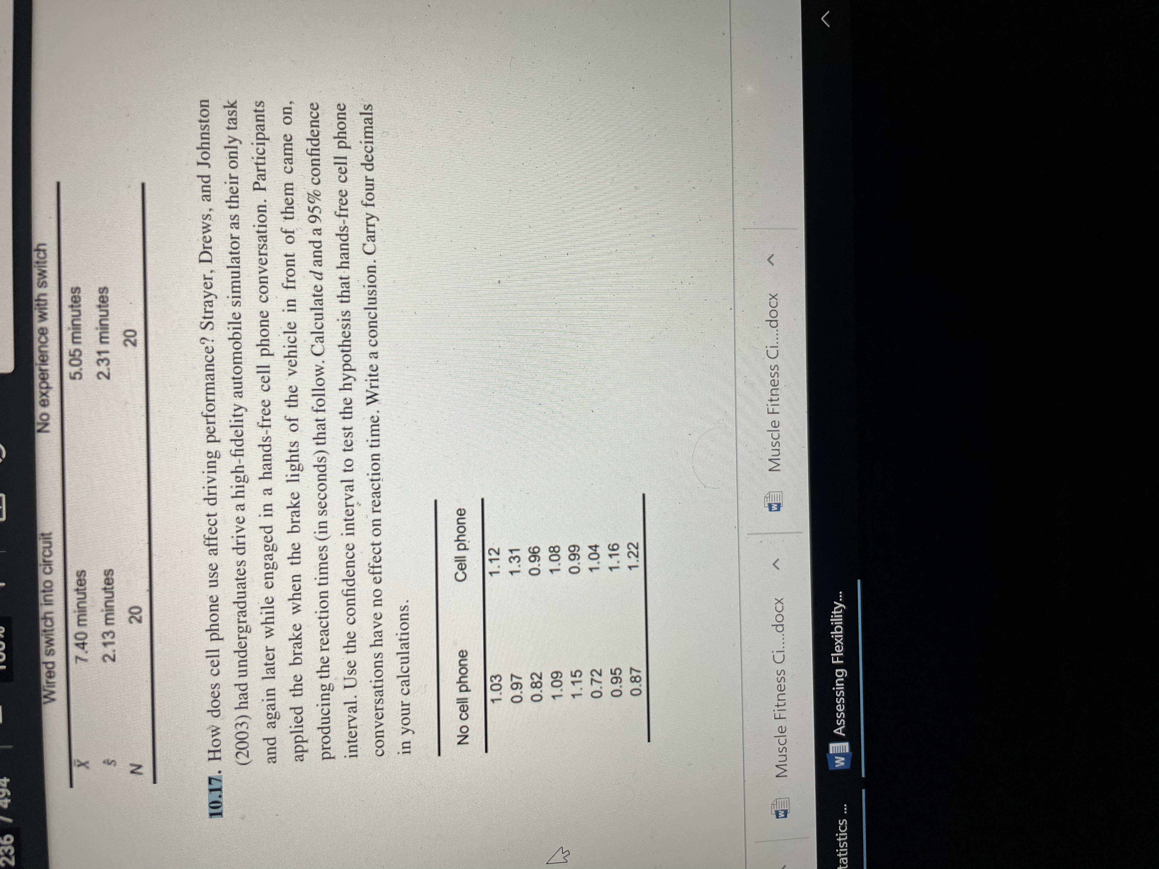 question 10.17 Wired switch into circuit No experience with switch 7.40 minutes