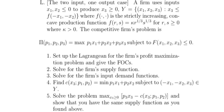 Part L! All parts L. The two input, one output case A