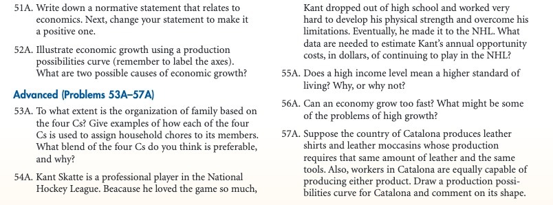 change your statement to make it a positive one. 52A. Illustrate economic
