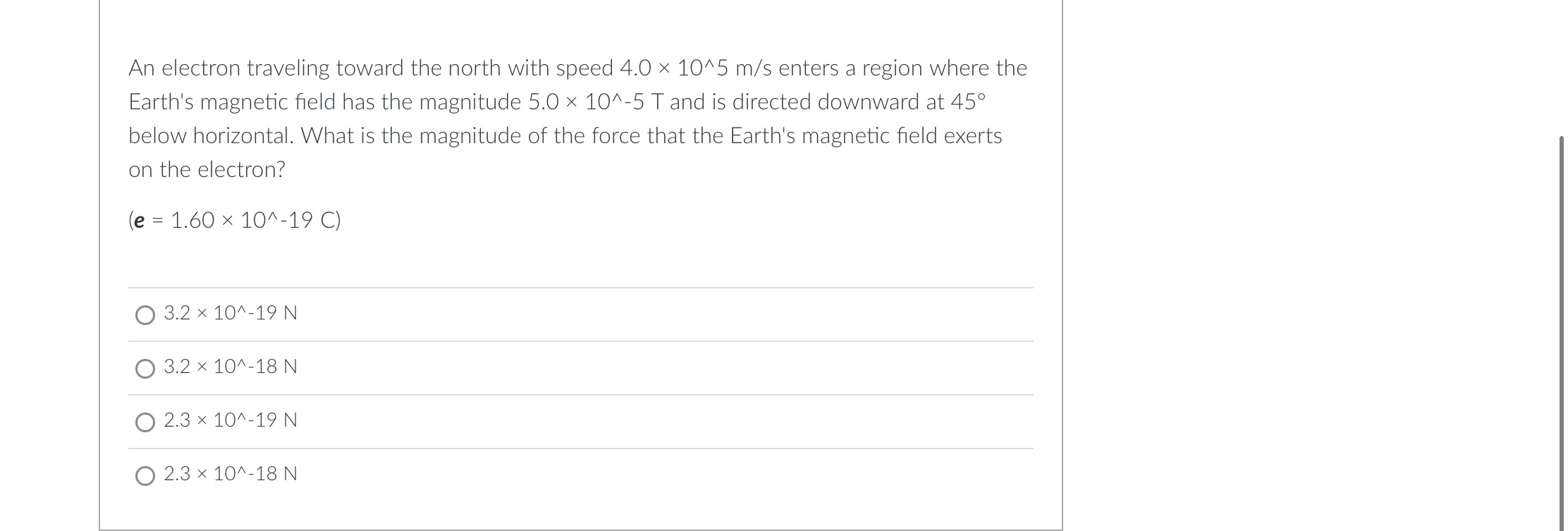 has a value of 0.010 T, what magnitude of the electric field