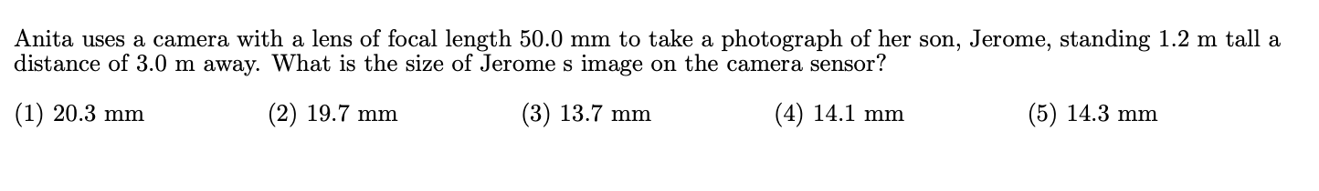 ANY OF THESE QUESTIONS!!!!!!DO NOT USE CALCULUS (Integration, Cross product, etc.) TO
