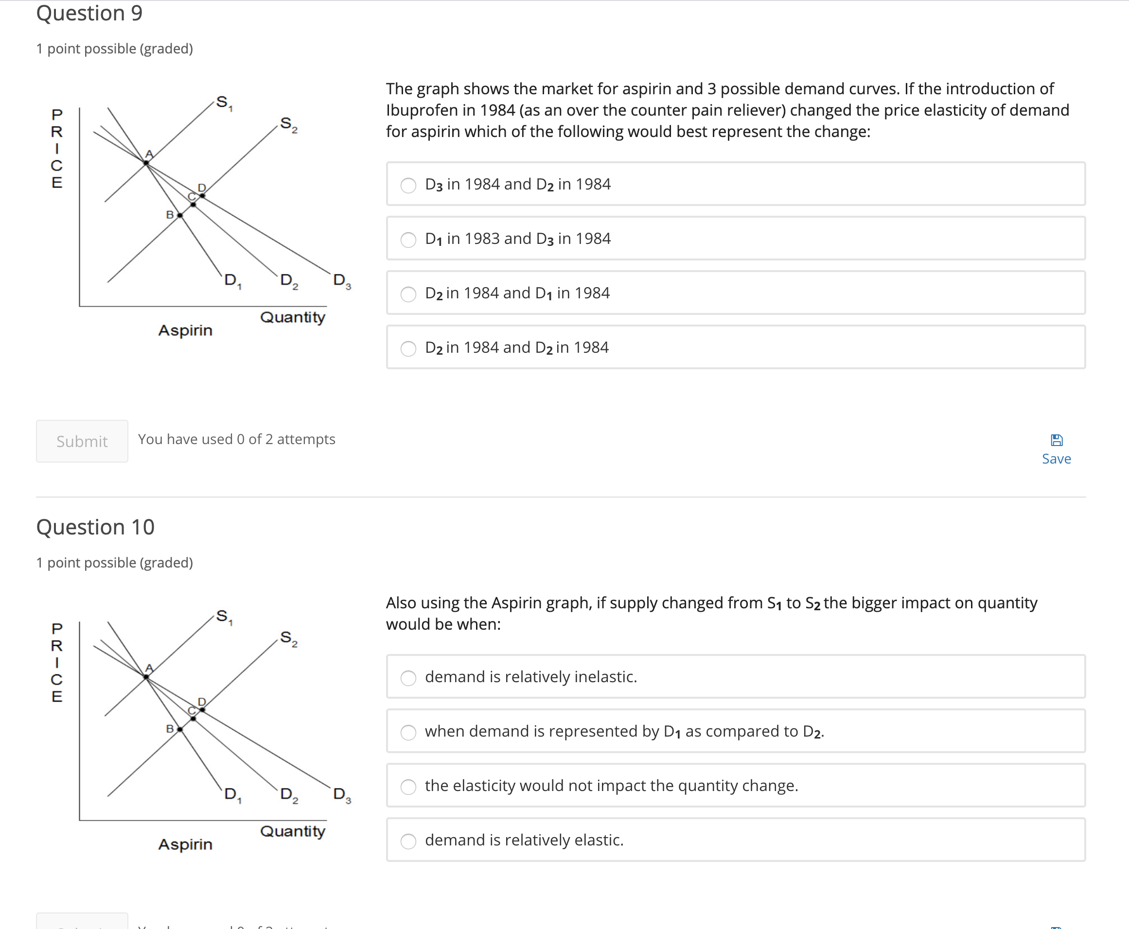 4 1 point possible (graded) A firm can sell 110 units of
