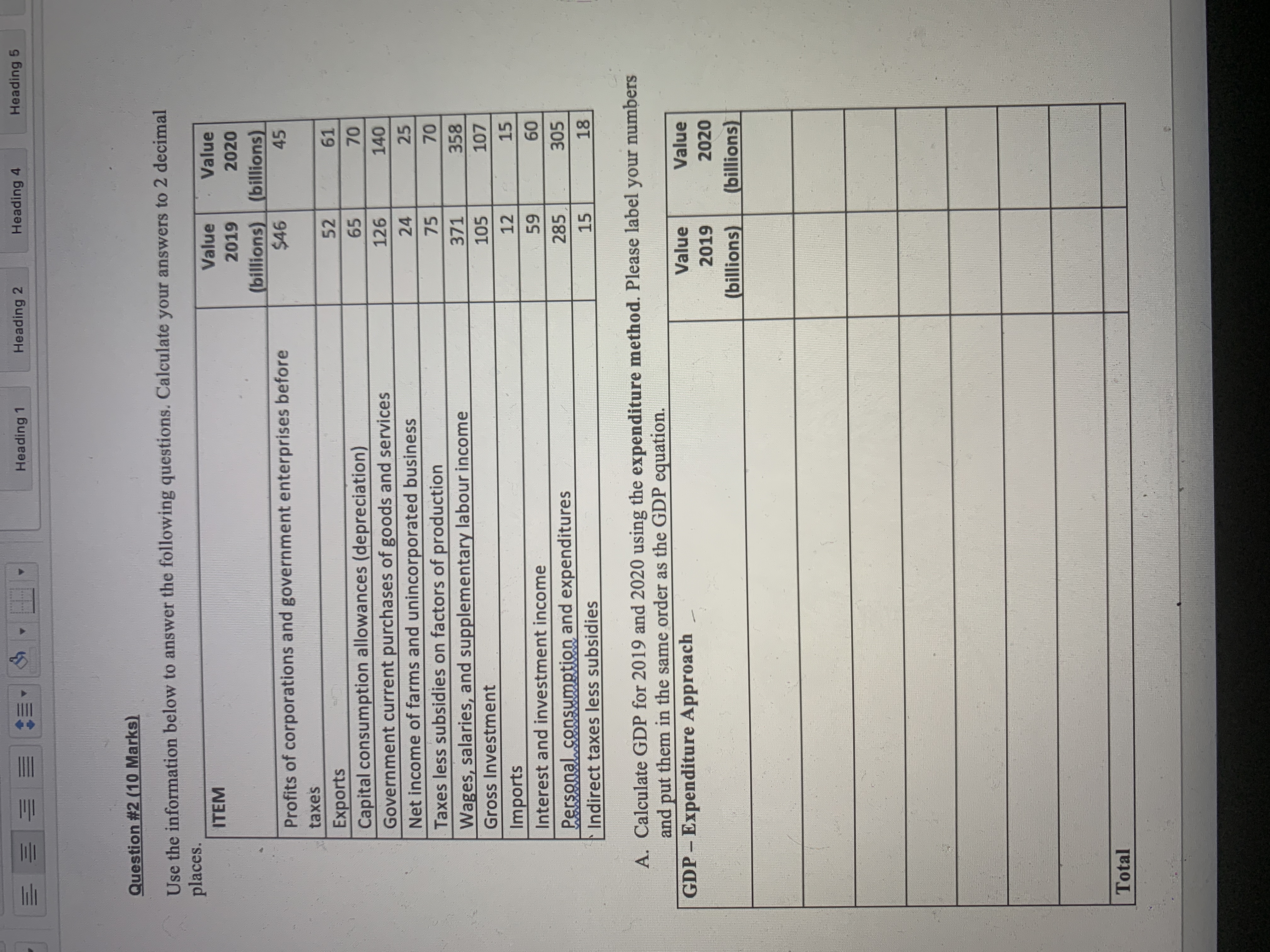 please provide the answer E E Heading 1 Heading 2 Heading 4