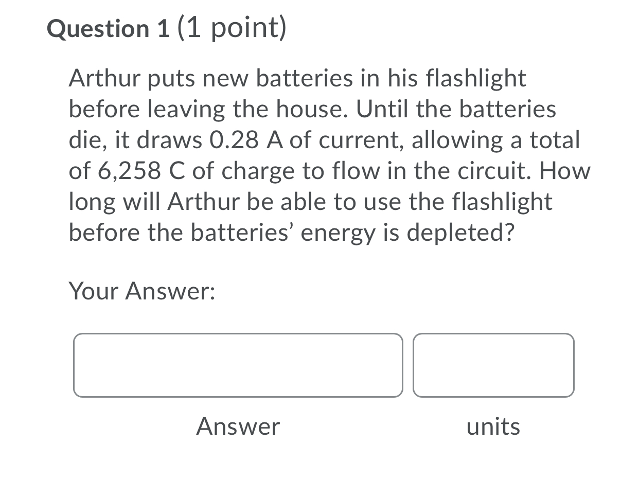 What is the voltage of the battery of the circuit? Your Answer: