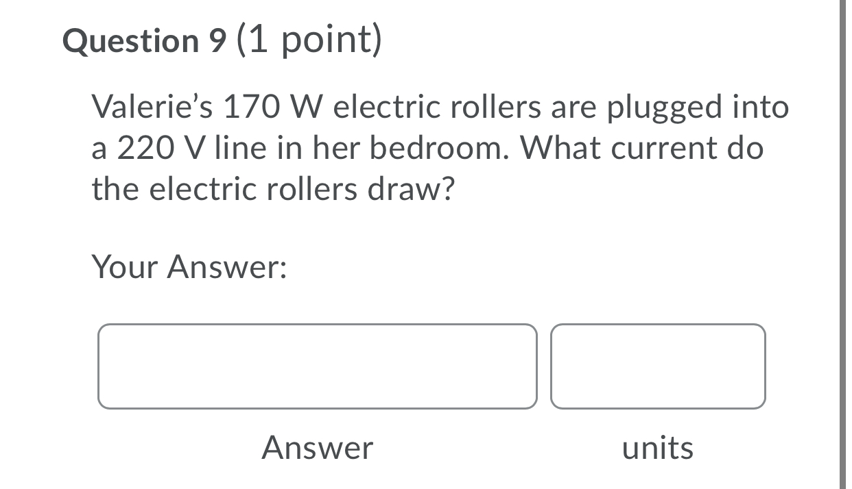 unitsQuestion 6 (1 point) A 0.0013 C amount of charge is produced