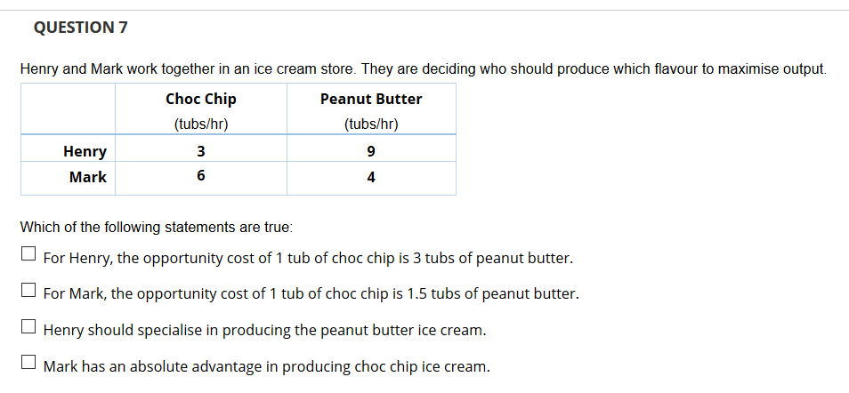 Can you help me deal with this problem? QUESTION 7 Henry and