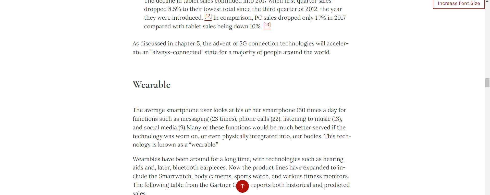 chapter 5, the advent of 5G connection technologies will acceler- ate an