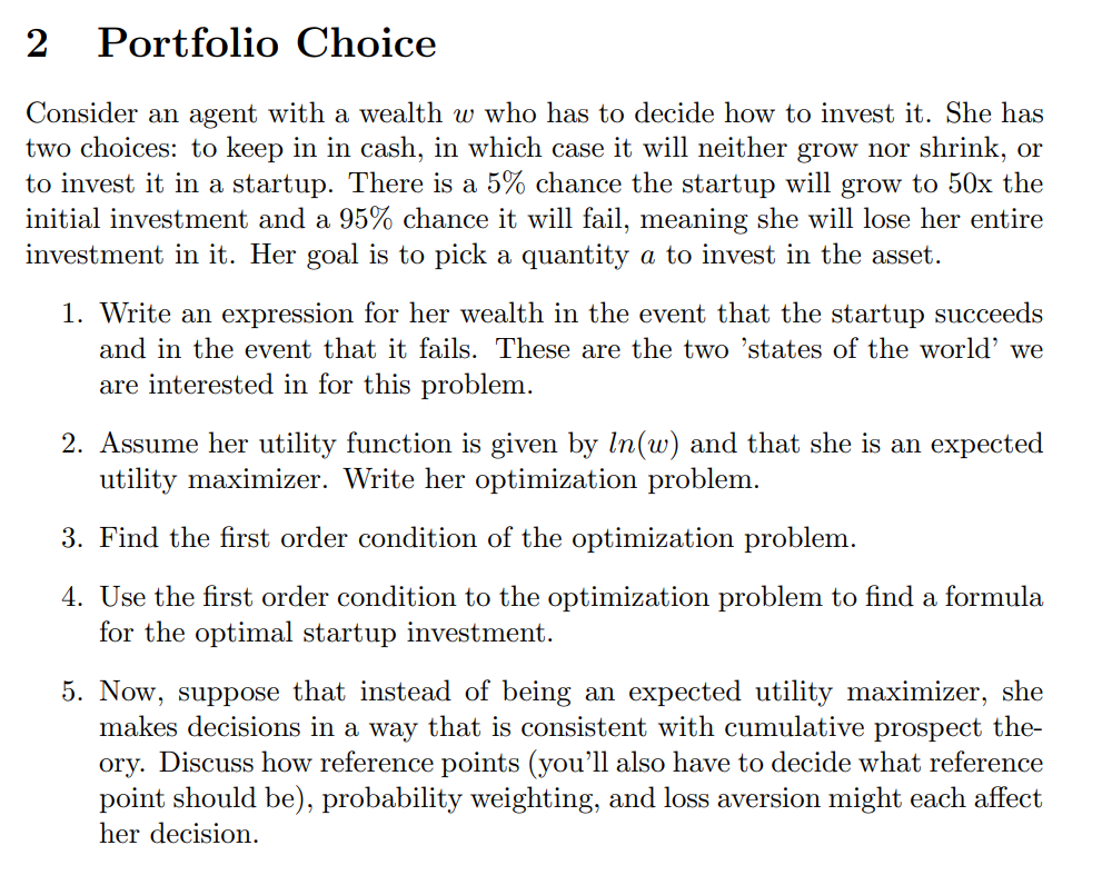 who faces probability p of incurring a loss L. She can insure