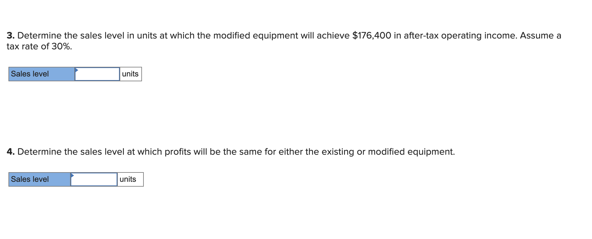 extensively modifying their manufacturing equipment. The modications will result in less wastage