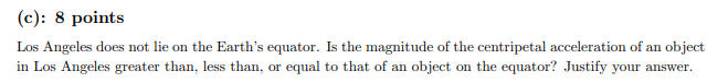  Please help me answer the following problem: Problem 2 The Earth