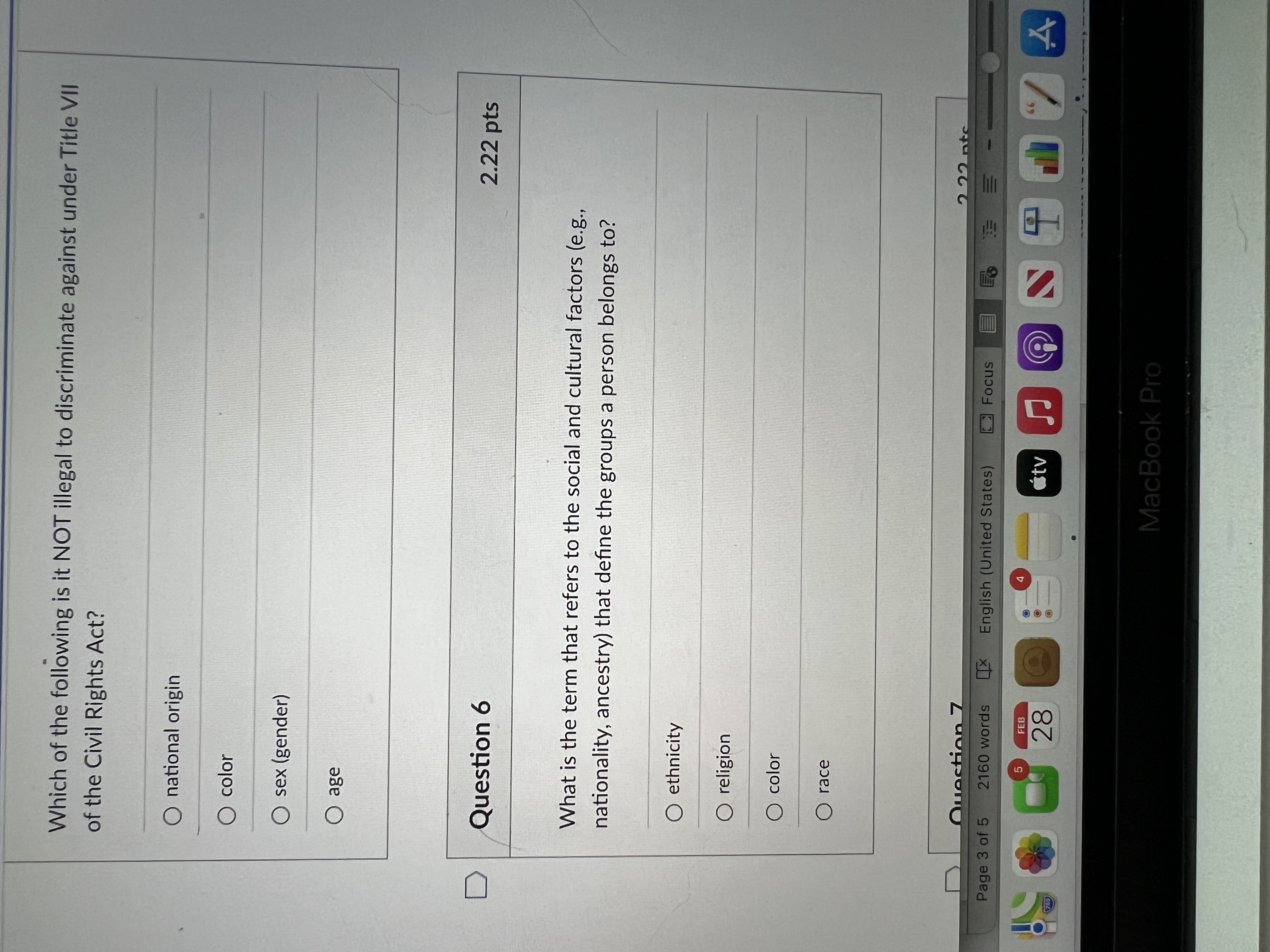 is it called when a company uses different standards for hiring different