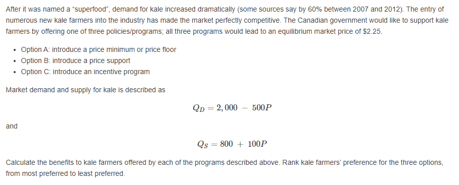 can yo help solve this After it was named a "superfood",