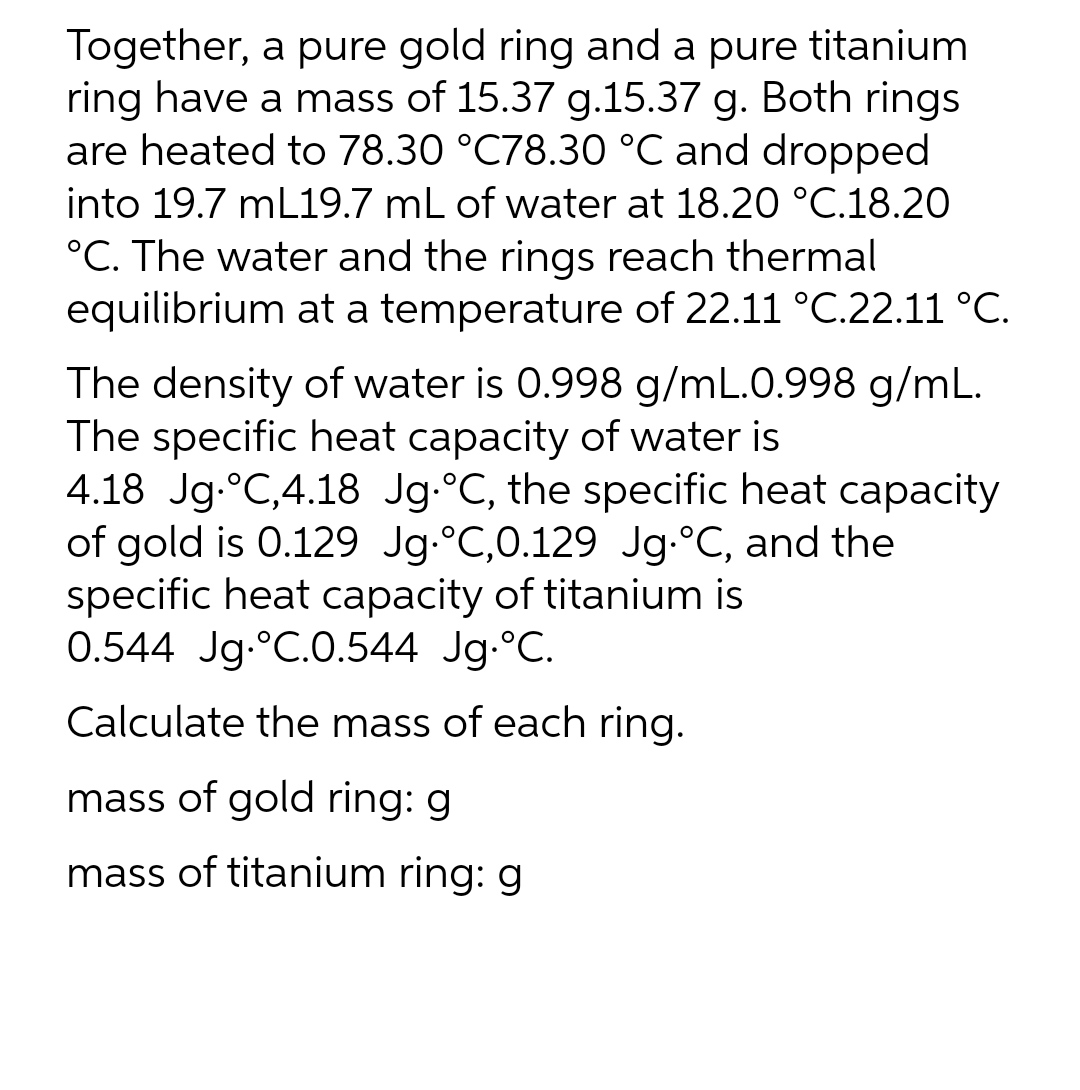 Please explain no copy paste Together, a pure gold ring and a