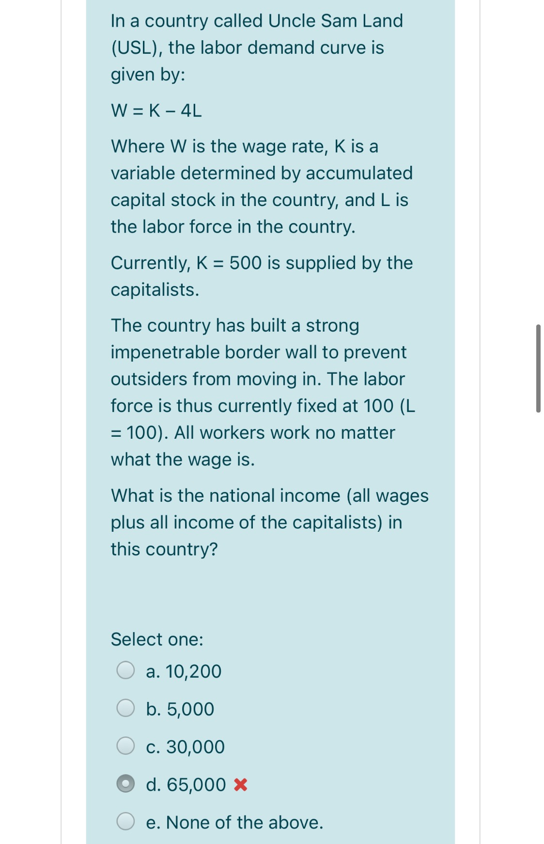 Answer option D and E is wrong, please explain your answer. In