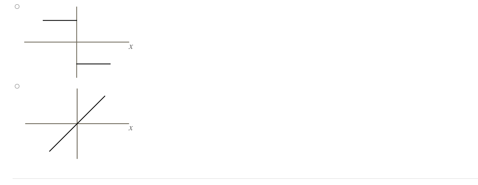 of position? Up is the positive direction. O X T O X