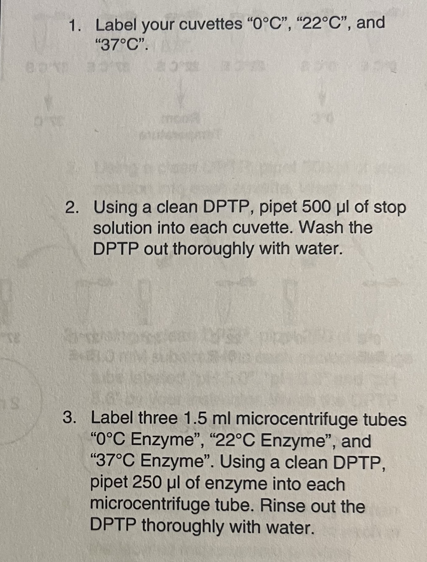 all data points 3- Explain your results among times and Absorbance readings4-Does