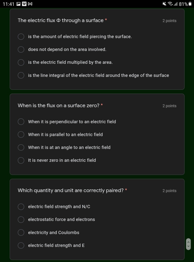 magnitude equal to the length of a side of the surface. is