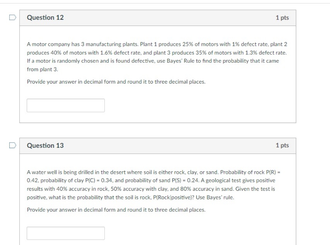 Q12 13 need only final answer as soon as possible Question 12