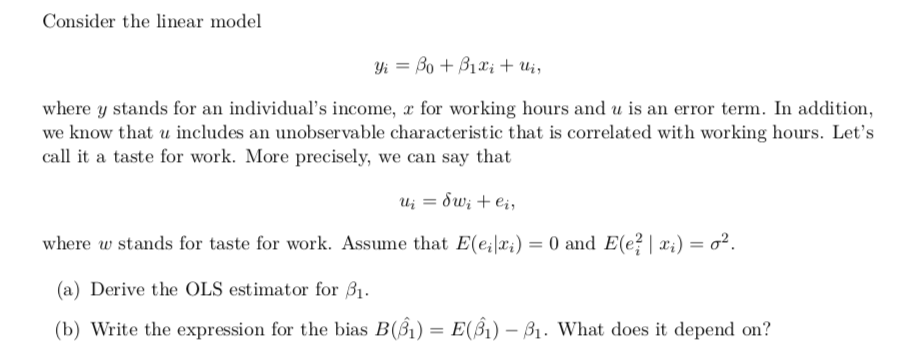 Please help me with solving questions (a) and (b). Provide the steps