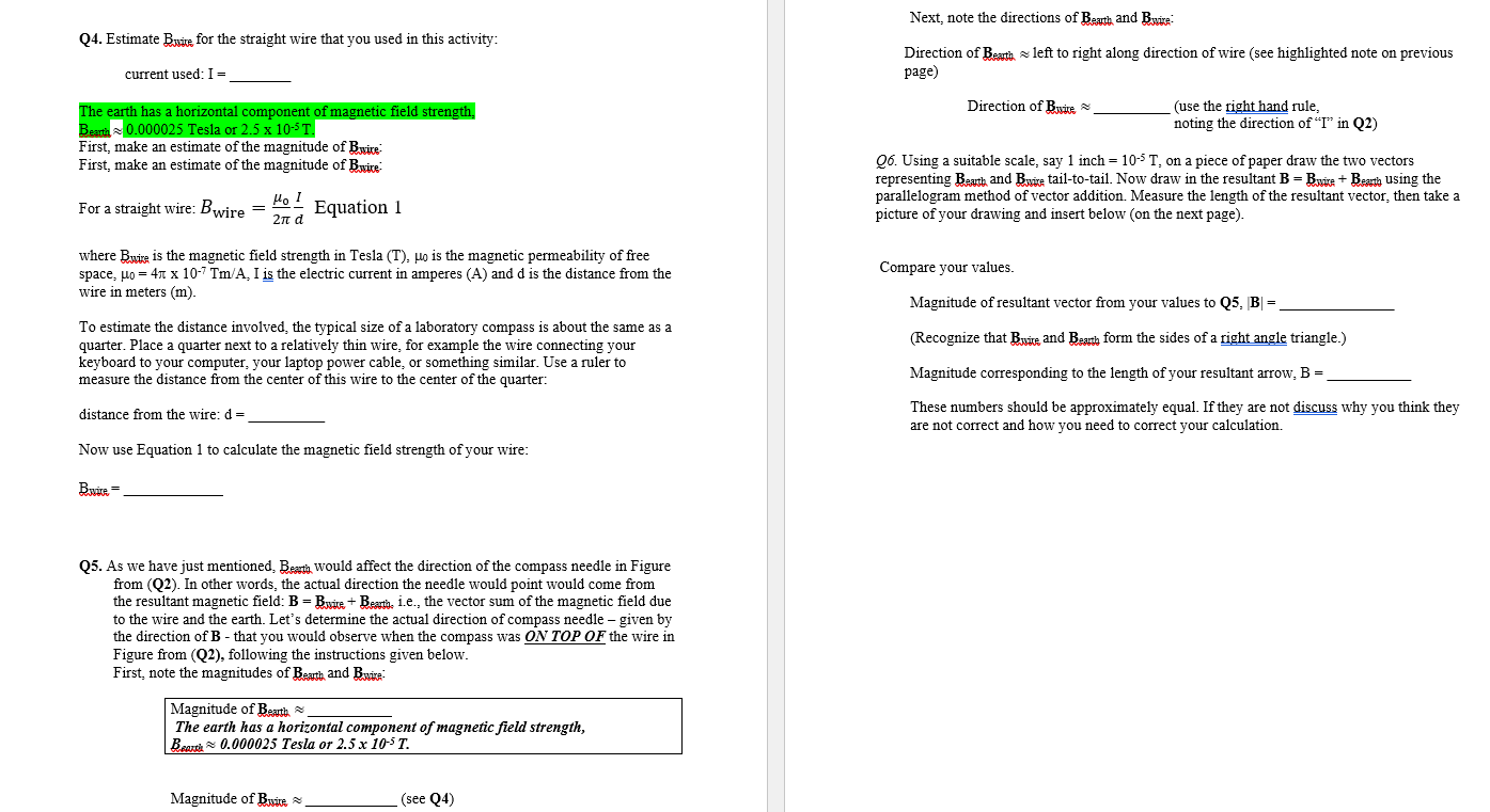 I need help with question Four - Six please Next, note the