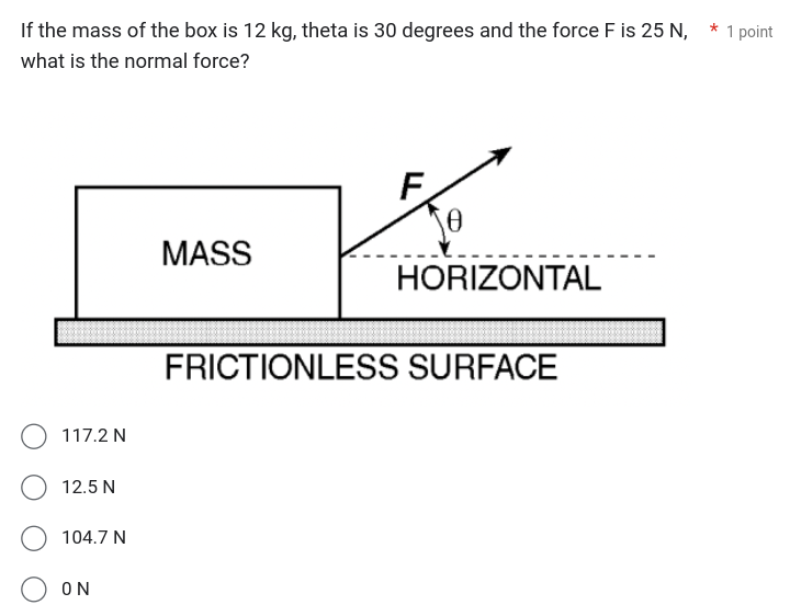 box sits on a truck that is accelerating at 2 mfs"2. If
