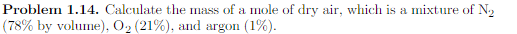 terms of the density of air. (b) Use the ideal gas law