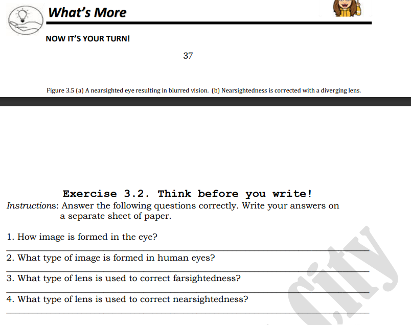 MODULE LINK: https://drive.google.com/file/d/1jj61qkGGOGXzaQND37Jg-f-sVFowGnE9/view?usp=sharingplease answer with EXPLANATION PLEASE. What's More NOW IT'S YOUR