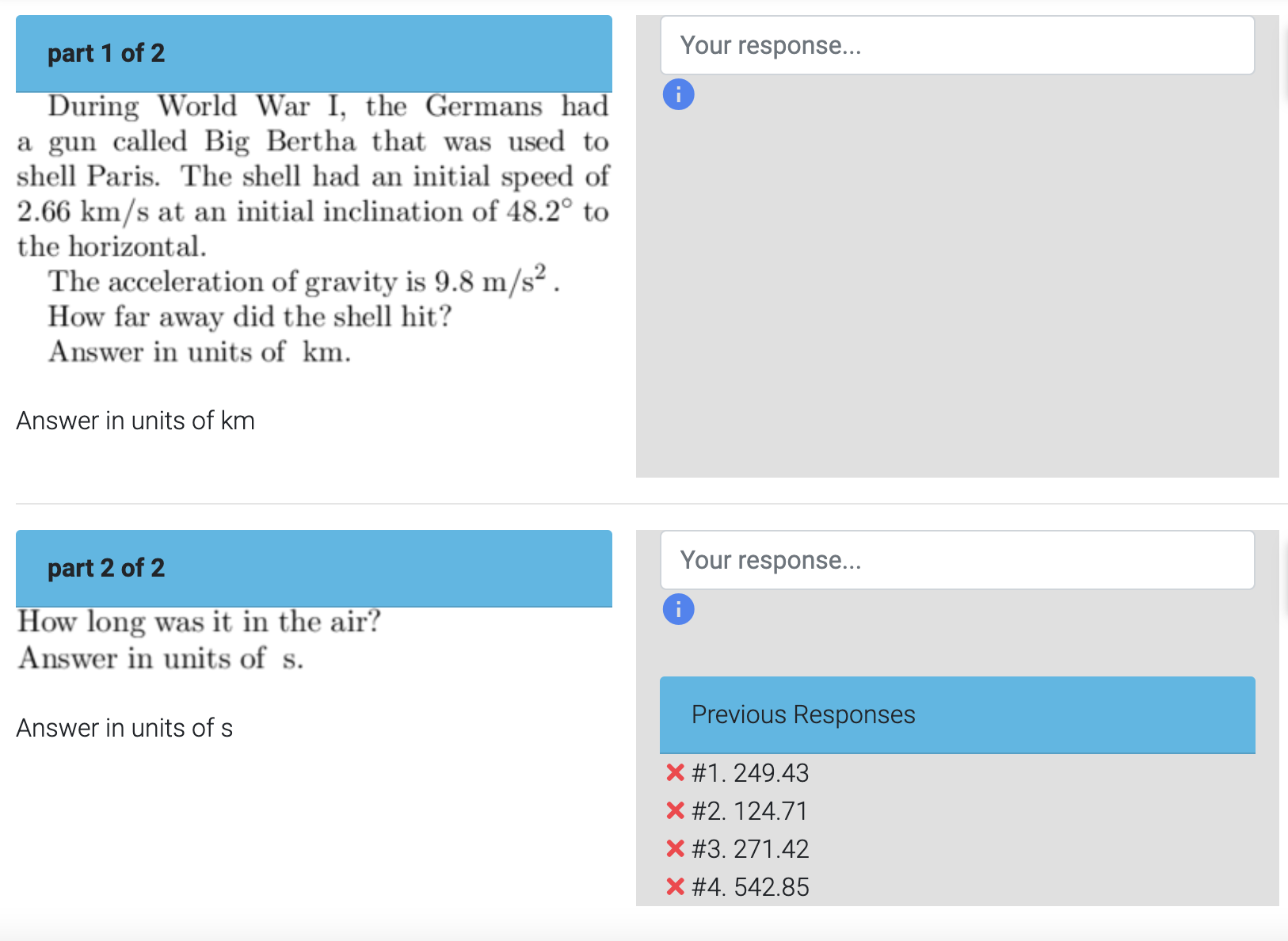 Please help me solve these!Question 1: Your response... During World War I,