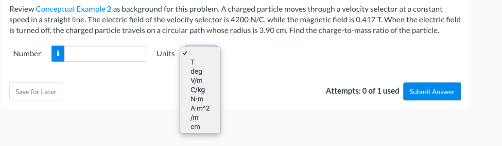  Review Conceptual Example 2 as background for this problem. A charged