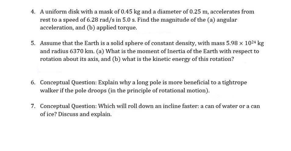 Answer) format. 1. The angular velocity of a motor is increased from