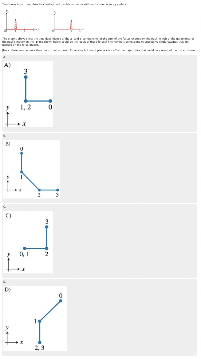 of wood? A. They exert equal impulses. B. The putty ball exerts