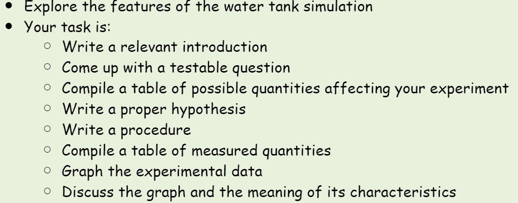 task is: o Write a relevant introduction o Come up with a