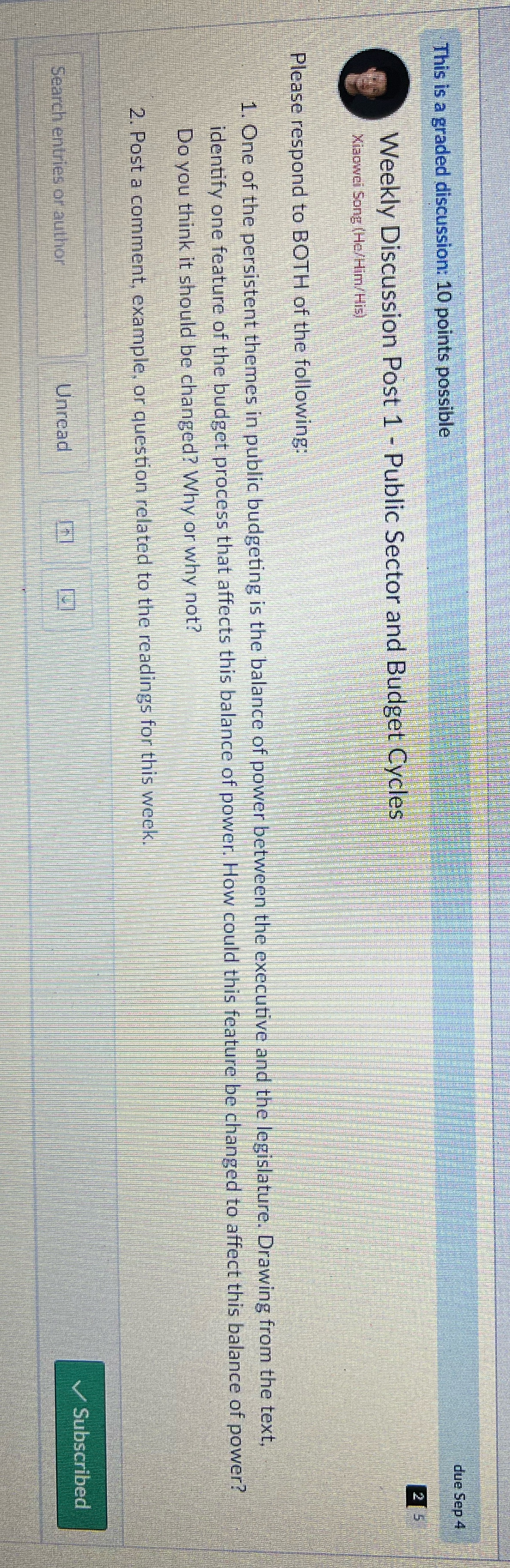 Book is Public Budgeting System 10th addition and chapter 2 - public