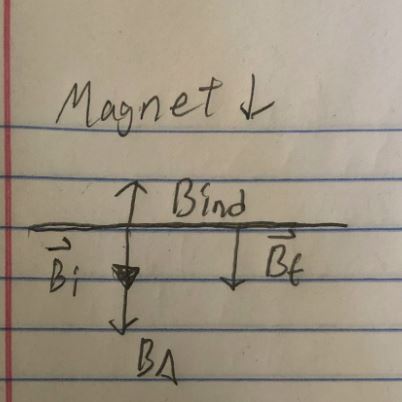 Using your image of the voltage in the loop draw a