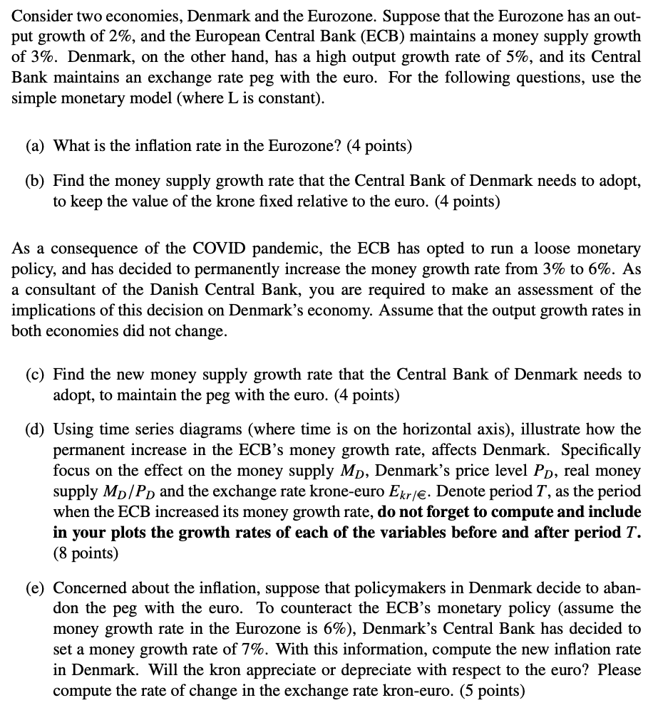 please answer this question as soon as possible thank you Consider two