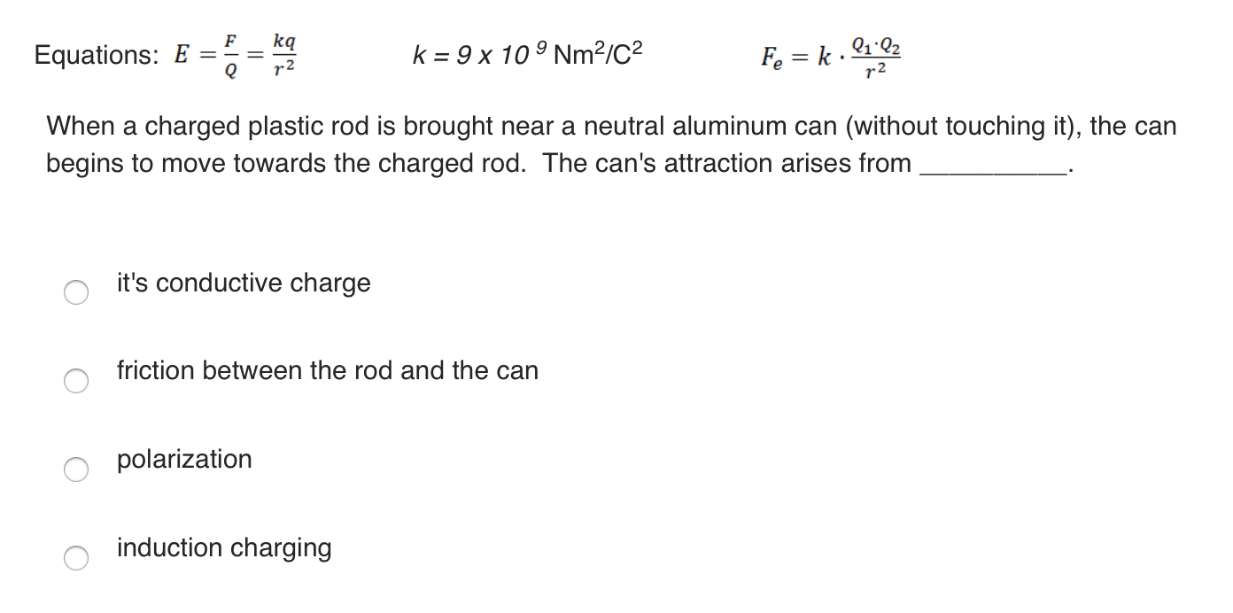 k=9x109Nm2/02 rifle-"1\"?2 . _ _5_ Equations. E Q r2 r2 When a