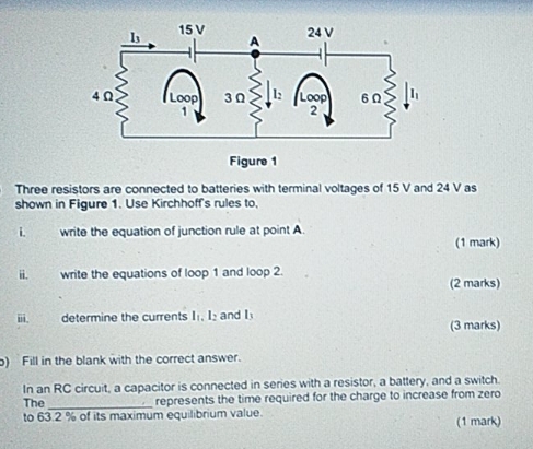 i need it asap. thank you 15 V 24 V 40. Loop