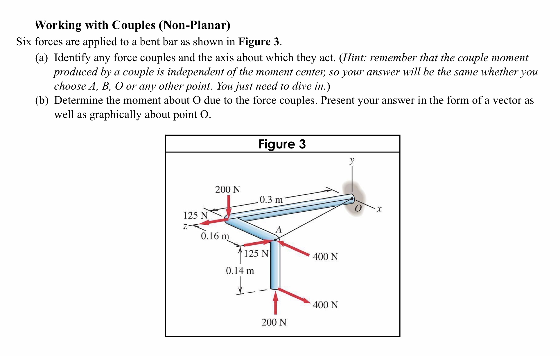 Hi please use the given information to explain each part of the