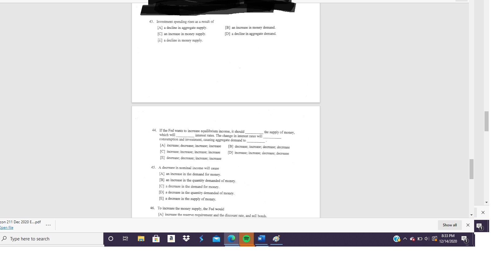 percent will most likely [A] increase total deposits and the deposit expansion