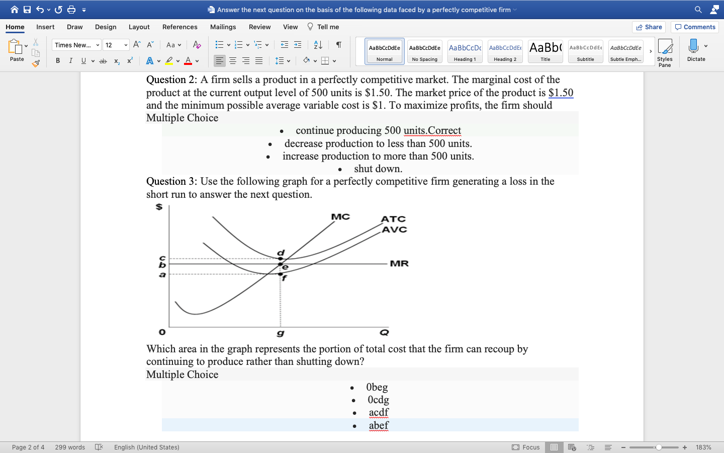 Home Insert Draw Design Layout References Mailings Review View ? Tell me