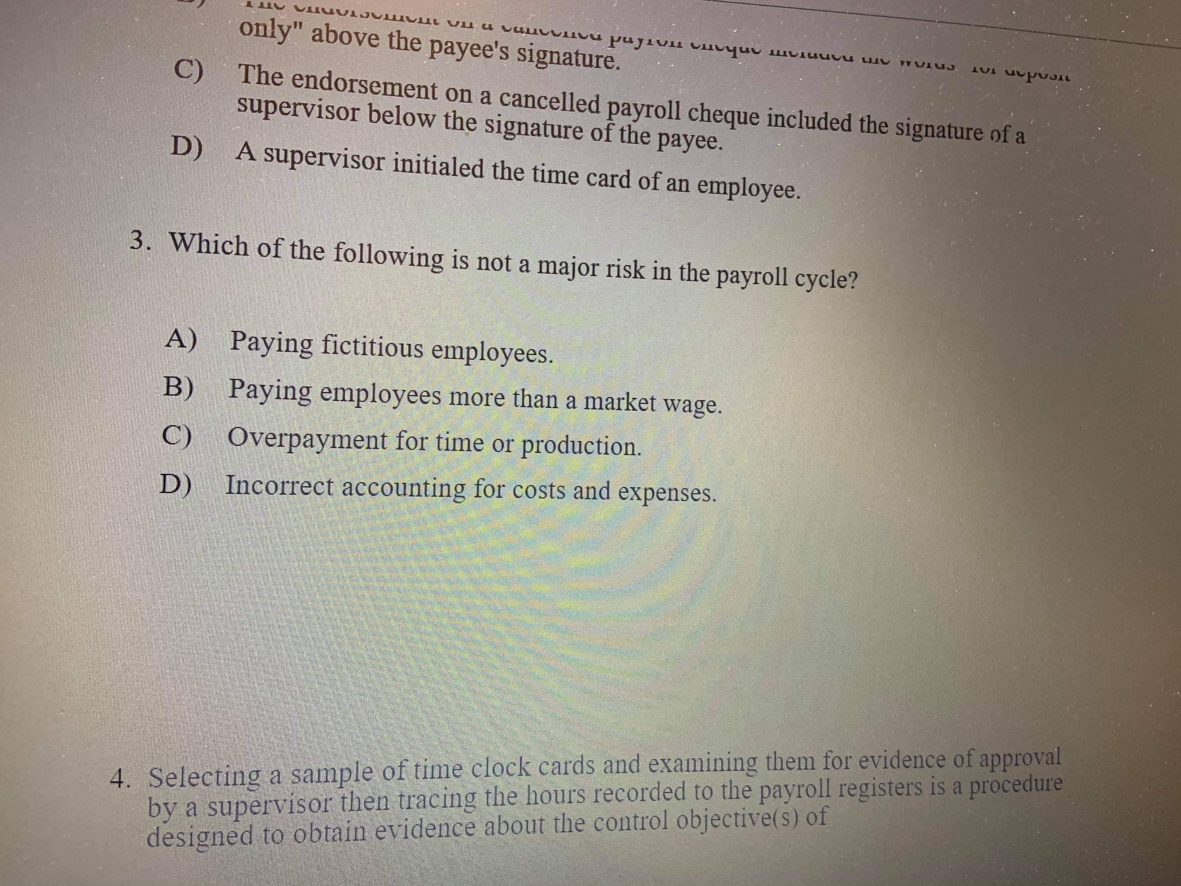 Question 1. (8 Marks). (1 Mark each) Select the best answer from