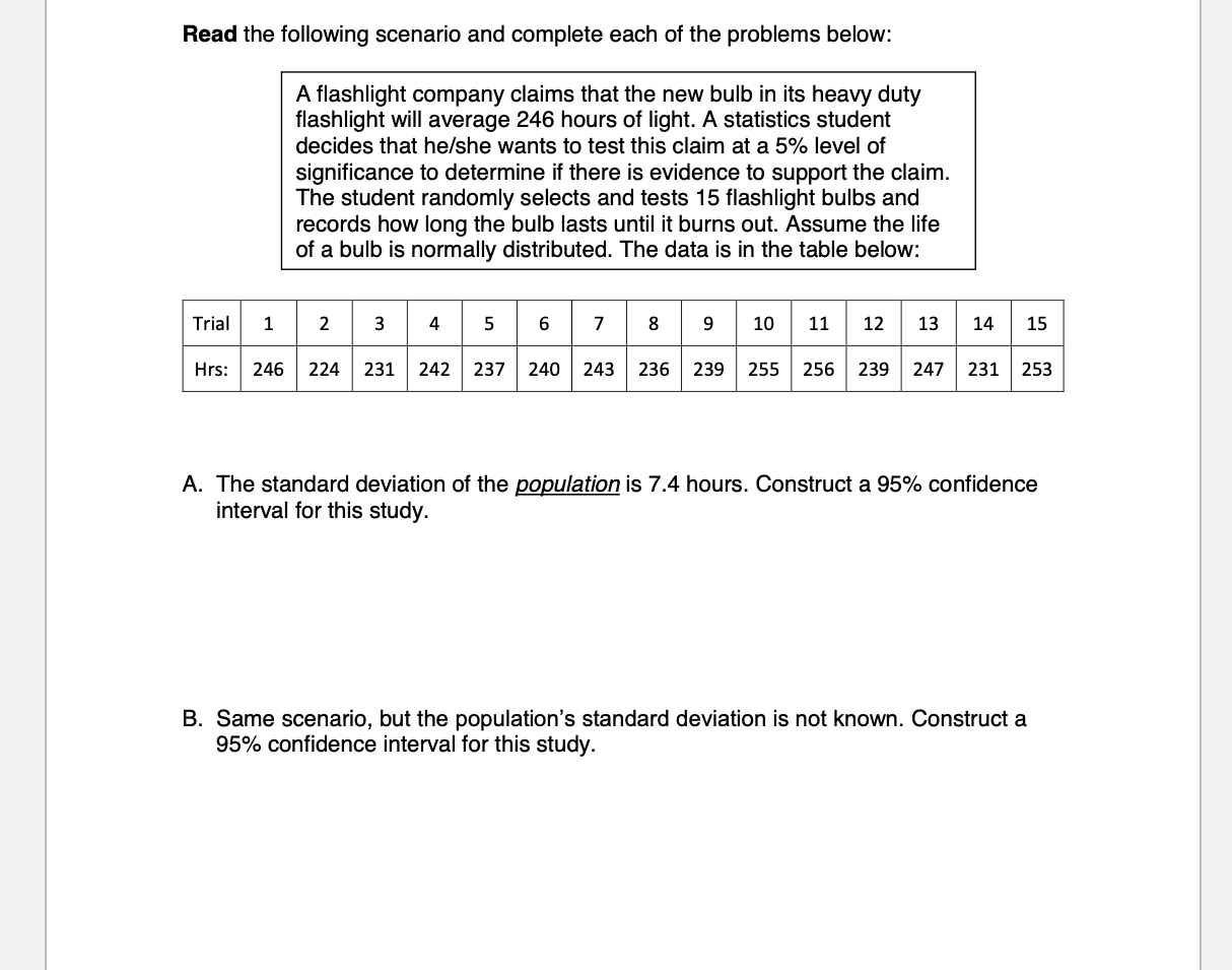 Hi! I am having trouble understanding how to construct confidence intervals for