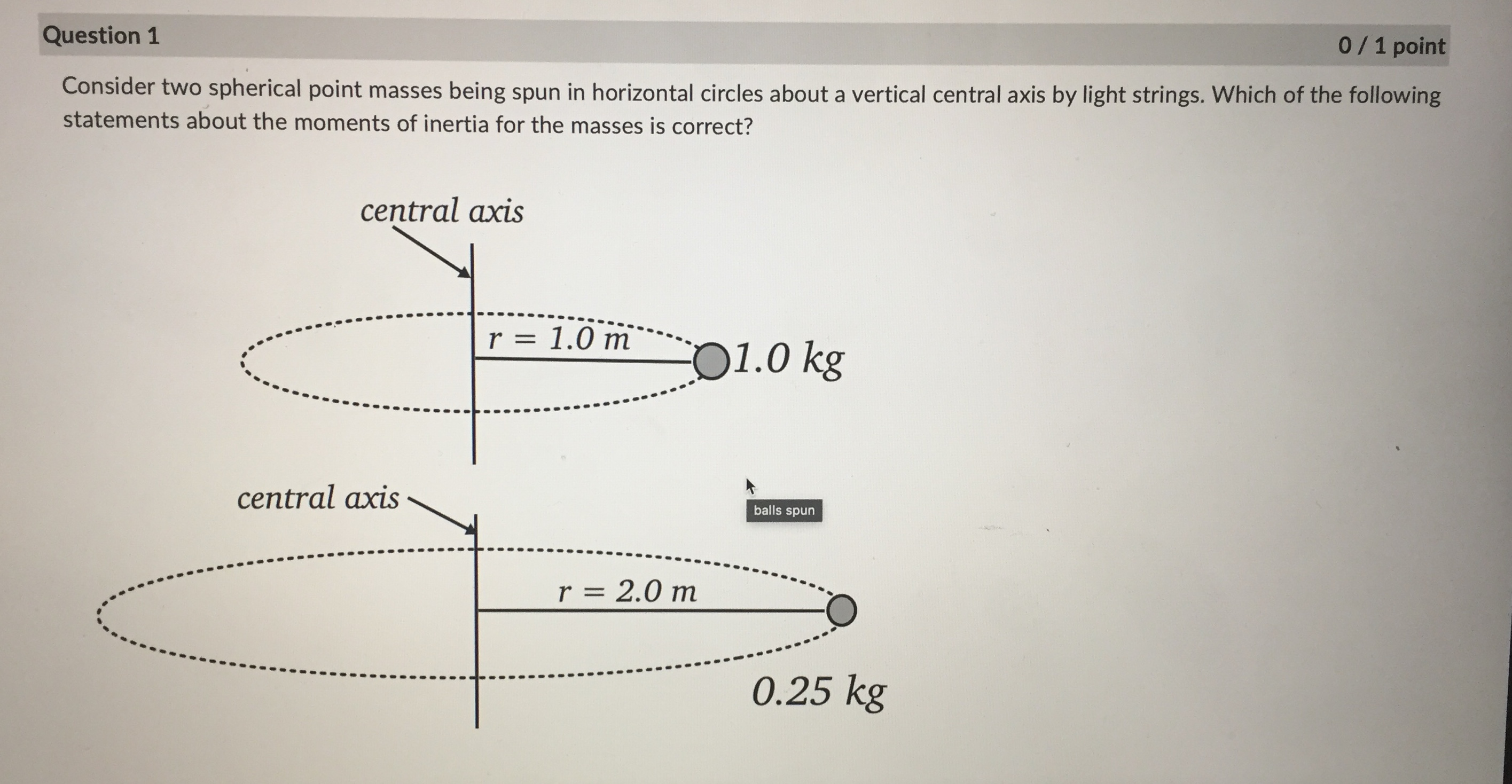 a constant counterclockwise torque 1.20 Nm about its central axis. If the