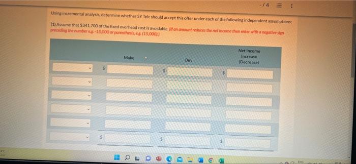 ($26 per robot) 522.600 Total $2,090,400 SV Telc is approached by Chen