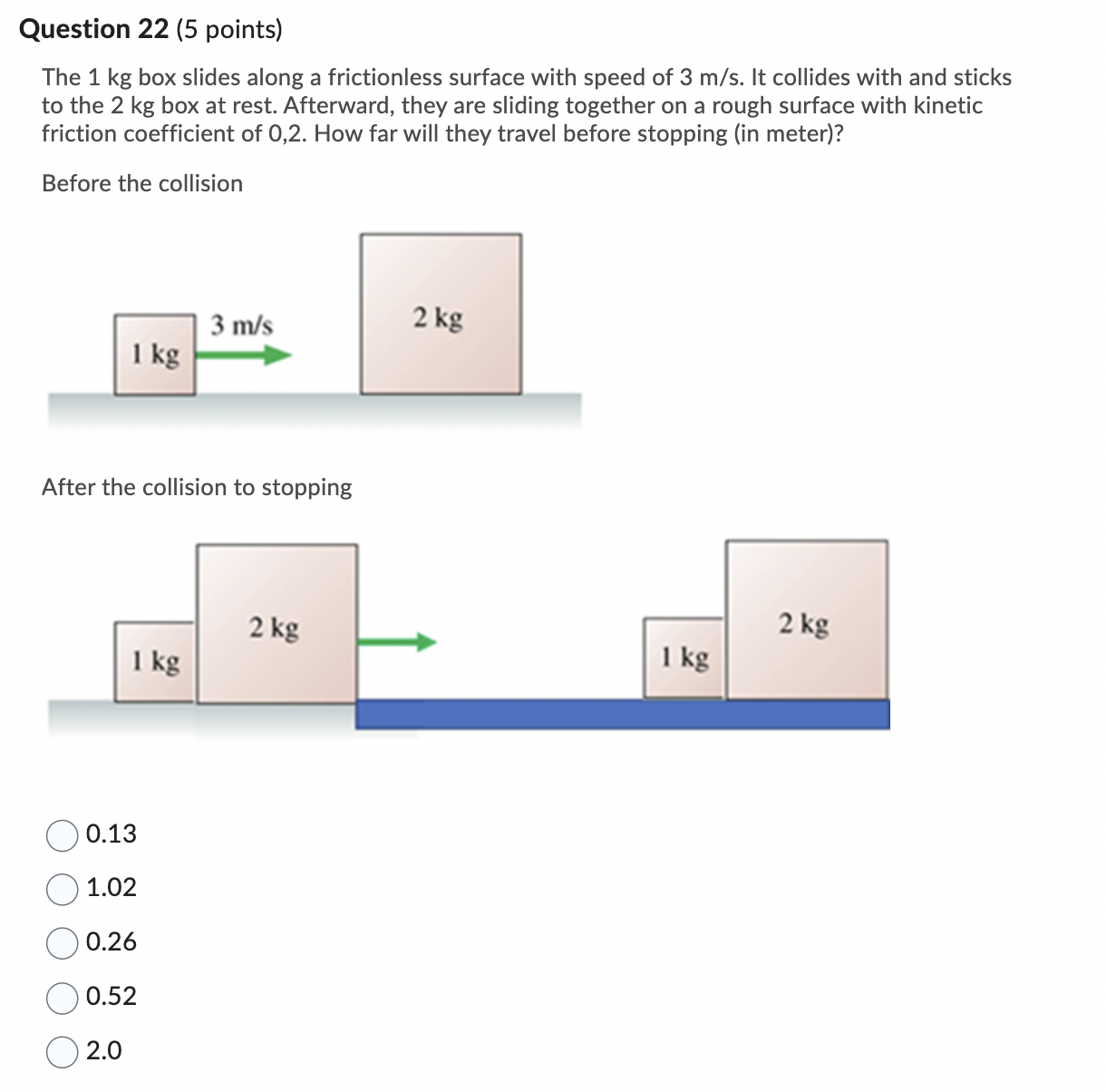 h m - high, frictionless chute to a waiting truck. Unfortunately, the