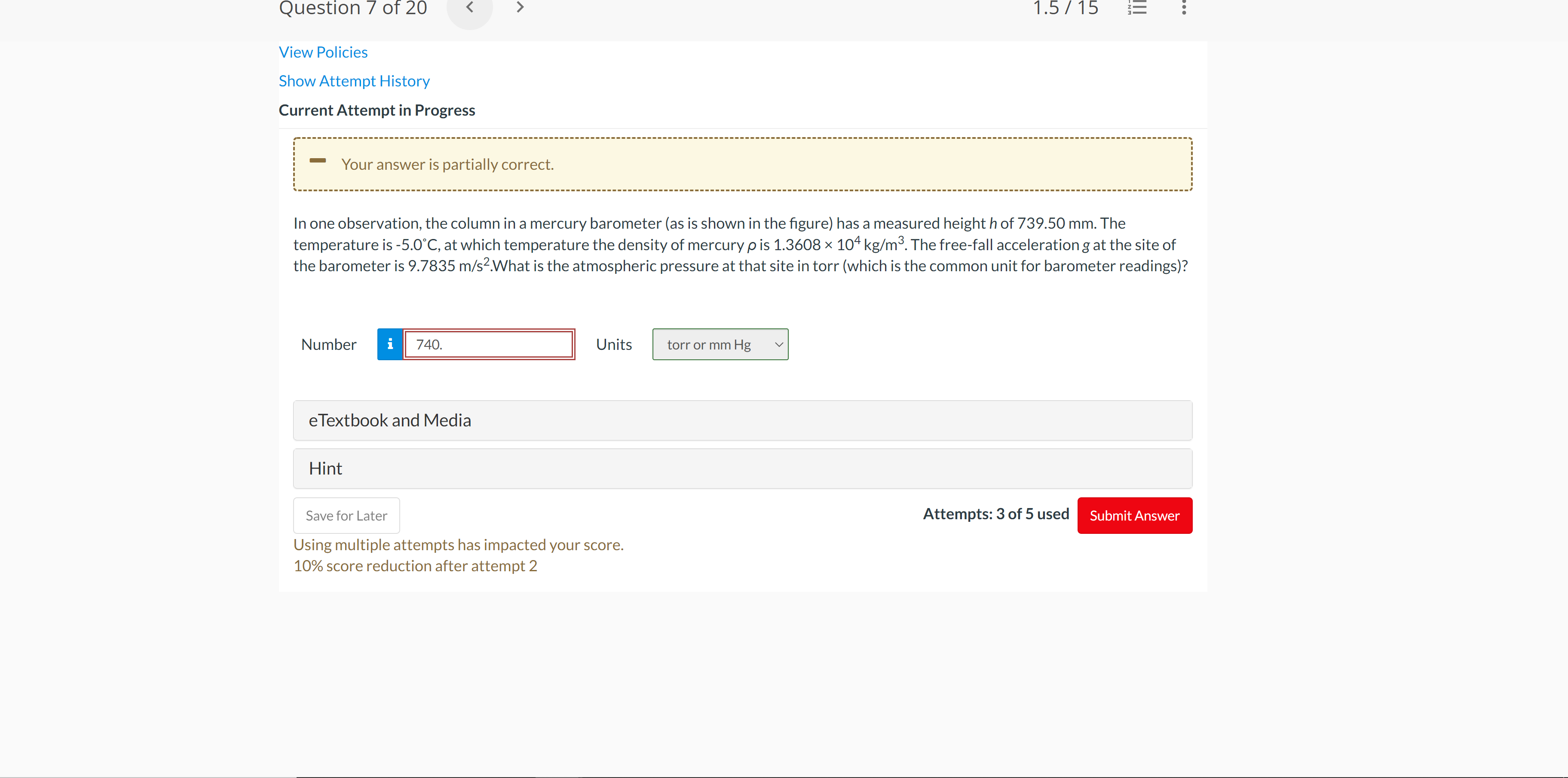 Can someone solve this problem for me? Thanks! Question 7 of 20