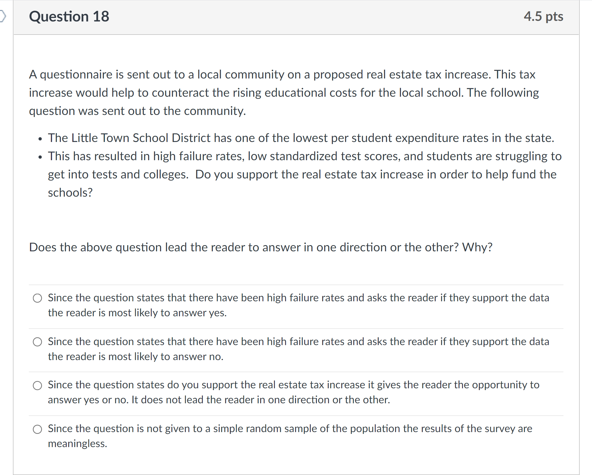 0 No conclusion can be made from the table. More data needs