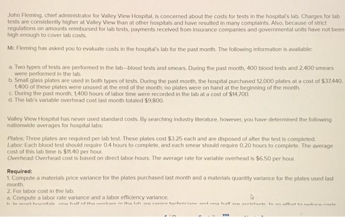 John Fleming, chief administrator for Valley View Hospital, Is concerned about