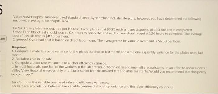 the costs for tests in the hospital's lab. Charges for lab tests