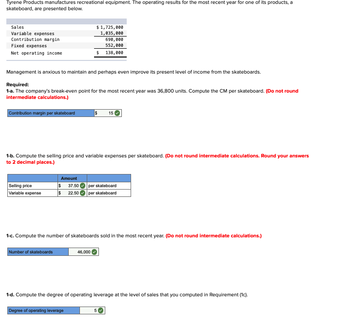 of the question and this is all the information. I need answer